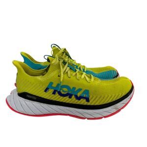 Hoka Carbon X 3 Running Shoe Mens Yellow Blue 9